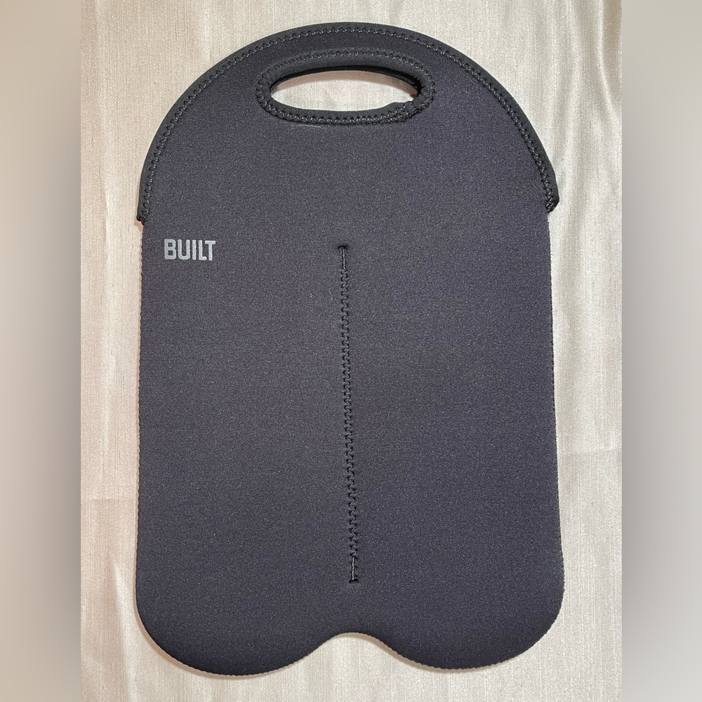 BUILT  Black Two Bottle Wine Tote